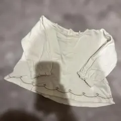バースデイ cottoli 長袖カットソー アイボリー 90 裏起毛