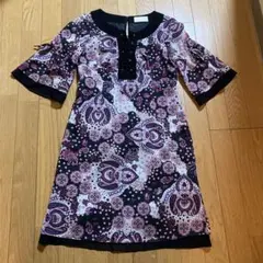 Fabulosa CECIL McBEE花柄七分袖ワンピース サイズ1