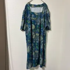 アズノウアズ オオラカサイズ 花柄 ロングワンピース - メルカリ