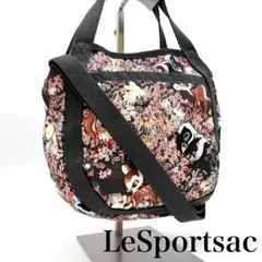 【美品】レスポートサック　ショルダーバッグ　ディズニー　バンビ　花柄　2way