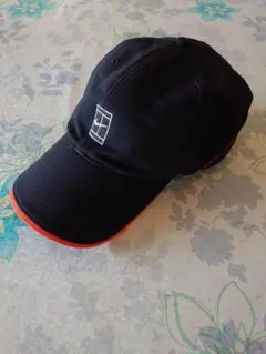 NIKE テニス キャップ ブラック オレンジ DRI-FIT