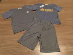 ロゴス　キッズ　パジャマ　3点セット　子供服　部屋着　110　半袖　半パン　新品