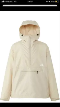 The North Face マウンテンパーカー クリーム