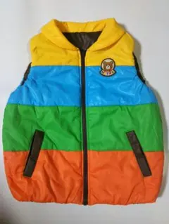 美品！ミキハウス /ホットビスケット☆ダウンベスト 100size