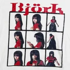 ビョーク Tシャツ XL 白　ミュージック アーティスト BJORK バンドTのサムネイル