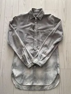 MR.OLIVE オンブレチェックシャツ グラデーション M