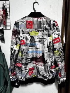 k*i様 ジャンパー　ブルゾン　リバーシブル　ストリート　グラフィック柄　Y2K