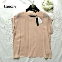 ❀flam 様専用❀ theory セオリー シルク ブラウス プリーツ