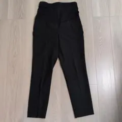 ユニクロ UNIQLOマタニティ スマートアンクルパンツ Mサイズ 黒