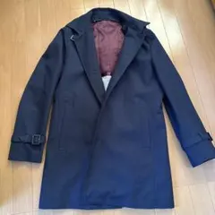 ネイビー　ビジネススーツコート