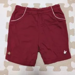 familiar ファミリア ハーフパンツ 赤 ファミちゃん 70cm