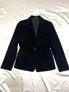 COMME CA DU MODE テーラードジャケット ブラック カシミヤのサムネイル