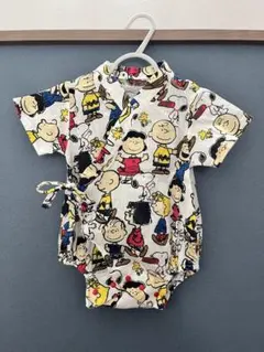 SNOOPY 甚平1枚ロンパース2枚