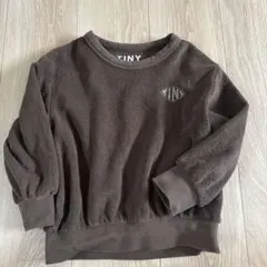 tinycottons TOWEL SWEATSHIRT ブラウン　4y