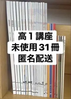 【5/6まで出品】【未使用】進研ゼミ 高校講座 高1講座 1年分 31冊セット