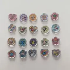てんしっちのたまごっち おはじき風シール 20個 バラ売り おすそわけ