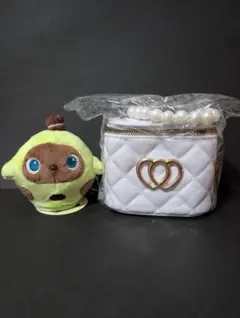 LOVOT　ライムグリーン　プルバックぬいぐるみ&バッグセット