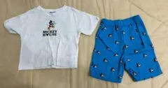 ミッキーマウス Tシャツとショートパンツ セット 90cm