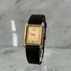 稼働 ヴィンテージ SEIKO EXCELINE レクタン ゴールド - メルカリ