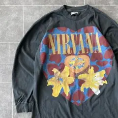 NIRVANA ニルヴァーナ heart shape box ロンT L