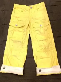 100cm RalphLauren ラルフローレン イエローカーゴパンツボトムスのサムネイル