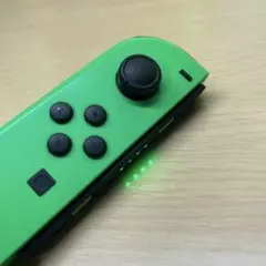 Nintendo Switch ジョイコン　ネオングリーン　プチカスタム