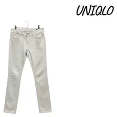 『新品』UNIQLO ライトグレー ストレートデニム L相応，定価1,990円