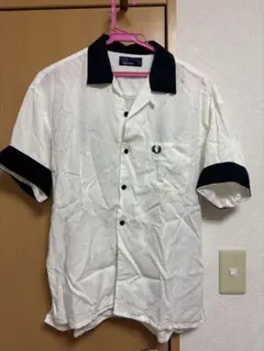 FRED PERRY オープンカラー ボーリングシャツ/F4508/月桂樹/Sのサムネイル