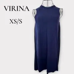 美品♡ ヴィリーナ アリスニットトップス ネイビー マタニティ チュニック