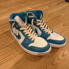 NIKE AIR JORDAN 1 MID ブルー 26.5cm