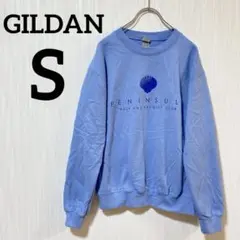 GILDAN【S】ライトブルー トレーナー スウェット カジュアル 裏起毛 男女