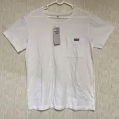 新品 DISCUS コットン100% ホワイトTシャツ Mサイズのサムネイル