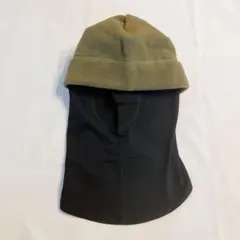 バラクラバ 冬用 ネックウォーマー 防寒 目出し帽 防風 男女兼用 カーキ