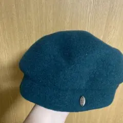 CROCODILE クロコダイル ウール100% 帽子 グリーン Mサイズ