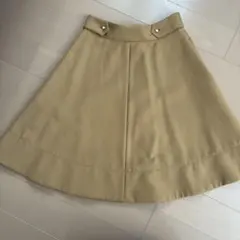 Rubyribet ベージュ フレアスカート ひざ丈