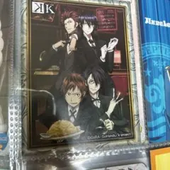 メモリアル缶バッジ K_CAN 007 八田美咲 伏見猿比古 周防尊 宗像礼司