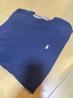 POLO ネイビー 長袖ニット