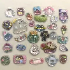 12 ボンボンドロップシール 立体シール　フレークシール　おすそ分け