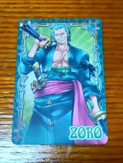 ワンピース カード キャラメルポップコーン　 ゾロ✨ 貴重