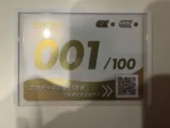 メガリザードンY ex MUR 001 ナンバーのカード単品　スタートデッキ