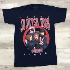 ト*ム様 古着 00年代 アニメTシャツ 呪術廻戦 ブラック S ネイビー