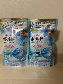 ボールド ジェルボール 爽やかおひさまとフレッシュサボンの香り 詰替