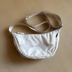 ユニクロ　ラウンドミニショルダーバッグ　マリメッココラボ