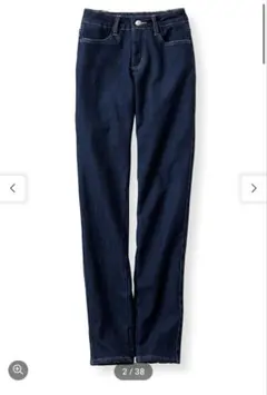 新品　リブインコンフォート　裏ボア　デニムパンツ　暖パン　ML サイズ5