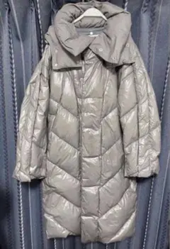 グレー ダウンジャケット キルティングデザイン コート　アウター