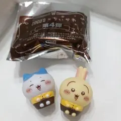 ココス ソフビ人形　ハチワレ　うさぎ　セット