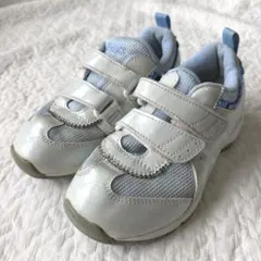 asics ティアラMINI FR2 サックス×ホワイト 18.0cmのサムネイル