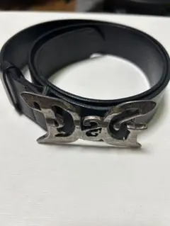 DOLCE&GABBANA D&G ロゴバックル レザーベルト