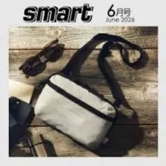 smart 6月号 付録 コールマン ショルダーバッグ 50周年記念ロゴ⁠のサムネイル