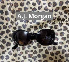 A.J. Morgan オーバルサングラス ブラック90’sのサムネイル